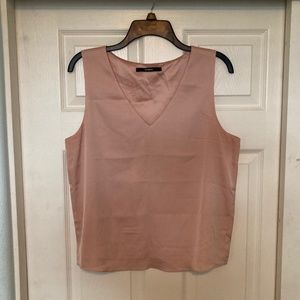 Quince Washable Silk V-Neck Tank Top